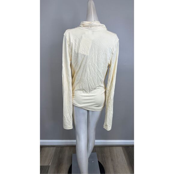Toteme Stretch-Jersey Wrap Top Size S $490 - Picture 7 of 10